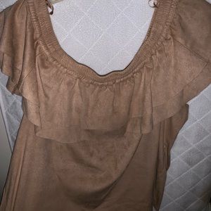 Pocahontas inspired suede blouse!